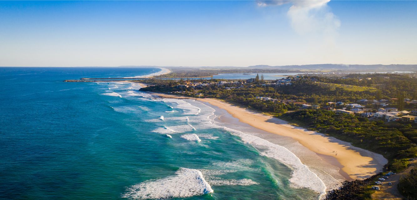 Don’t miss Ballina’s spectacular Shelly Beach.