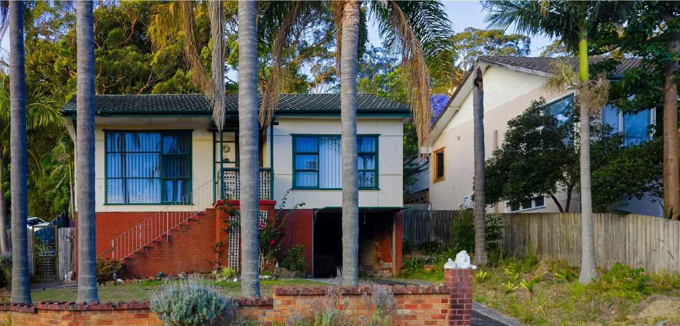 Classic Australian house in the Sydney suburb of Brookvale.