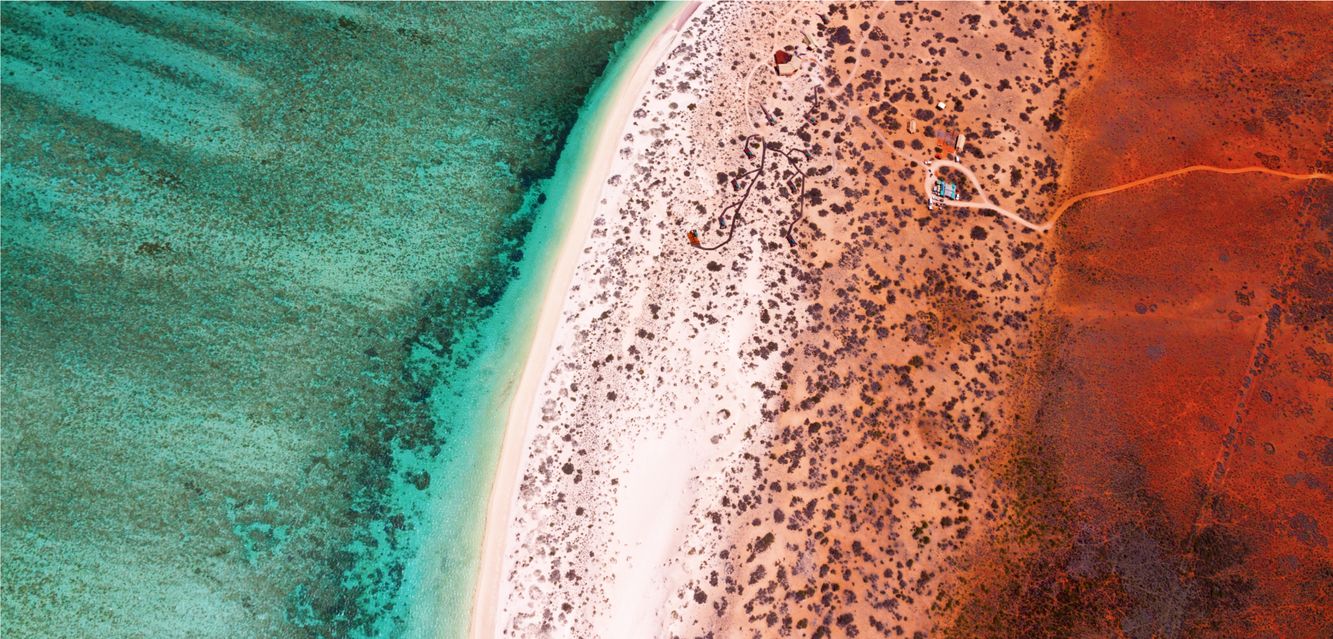 The Cape Range National Park is within easy driving distance of Exmouth.