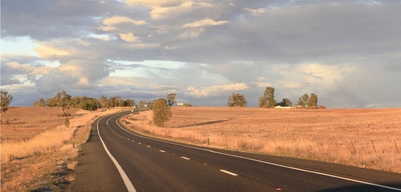 Farmland outside Gunnedah, New South Wales
