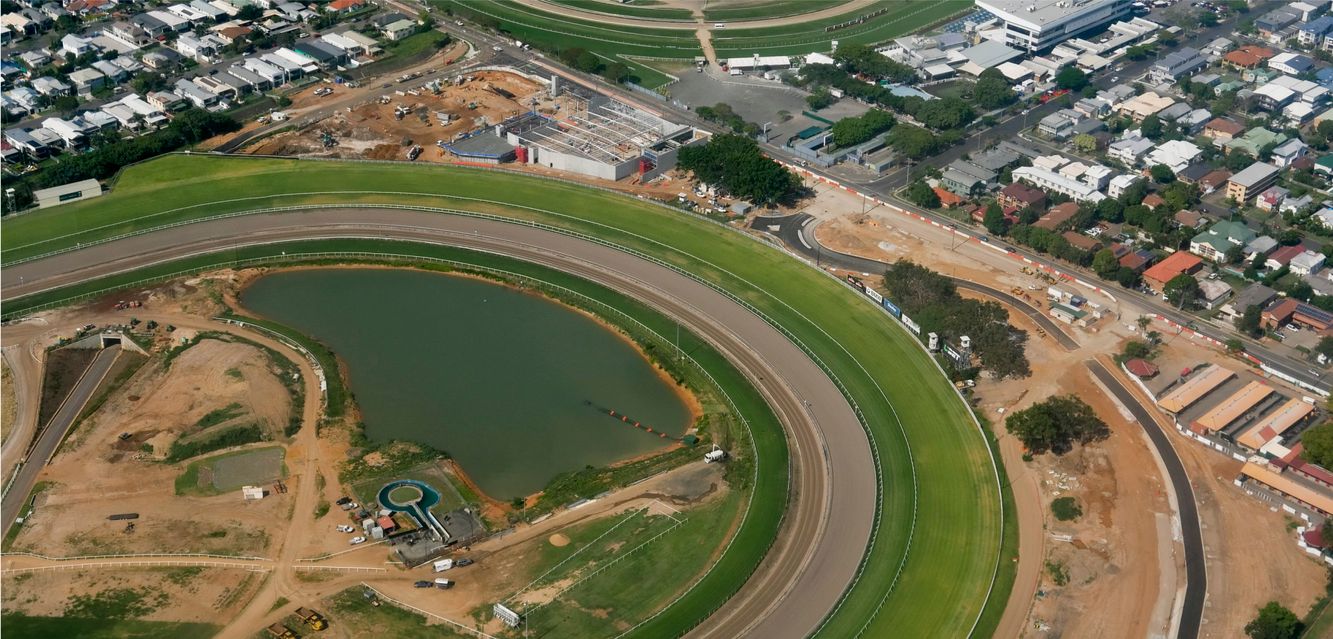 Eagle Farm and Doomben racecourses near Hendra, Brisbane.