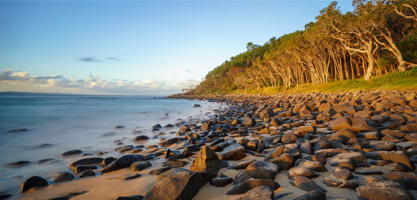 Sunset at Tea Tree Bay, Noosa National Park.