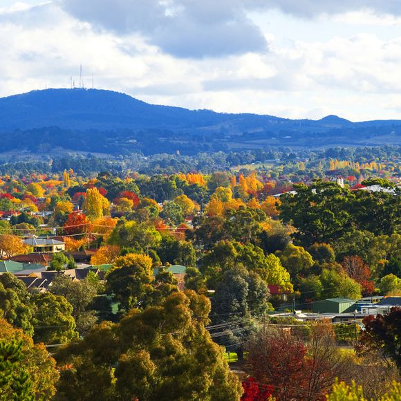 The beautiful colours of Orange in rural New South Wales, Australia.