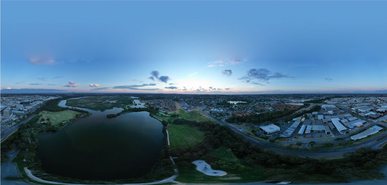 Osborne Park from the air.