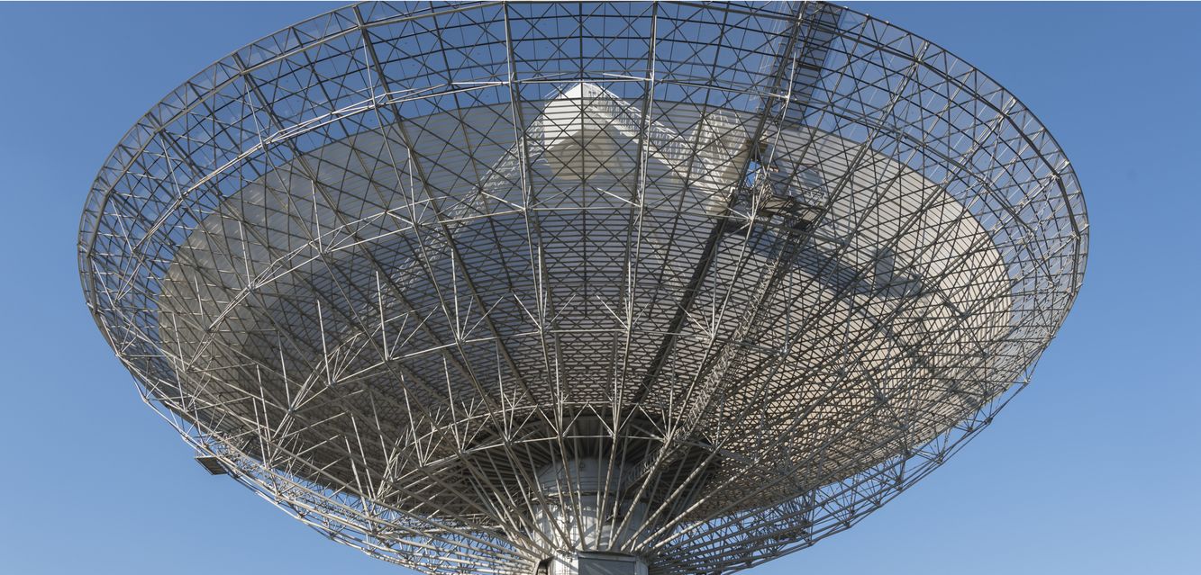 Radio telescope at Parkes, New South Wales.