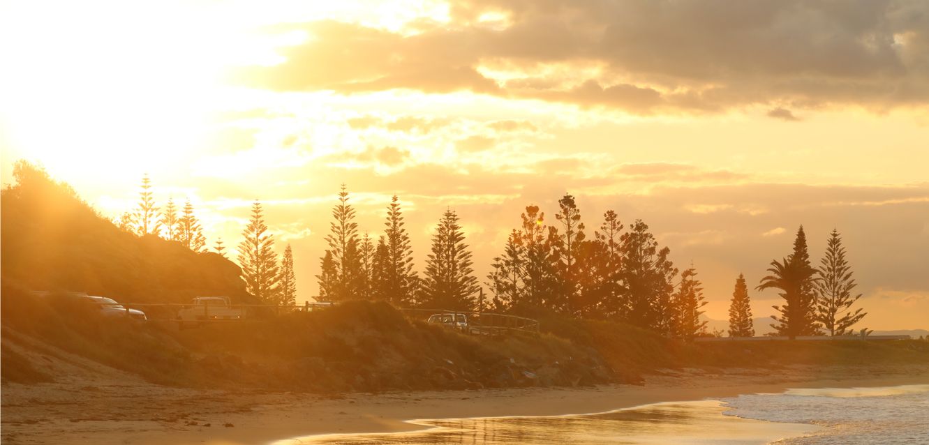 Sunset at Town Beach, Port Macquarie.