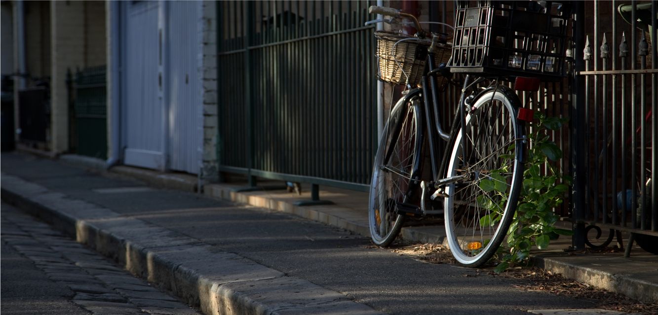 Suburban scene, Richmond, Melbourne.