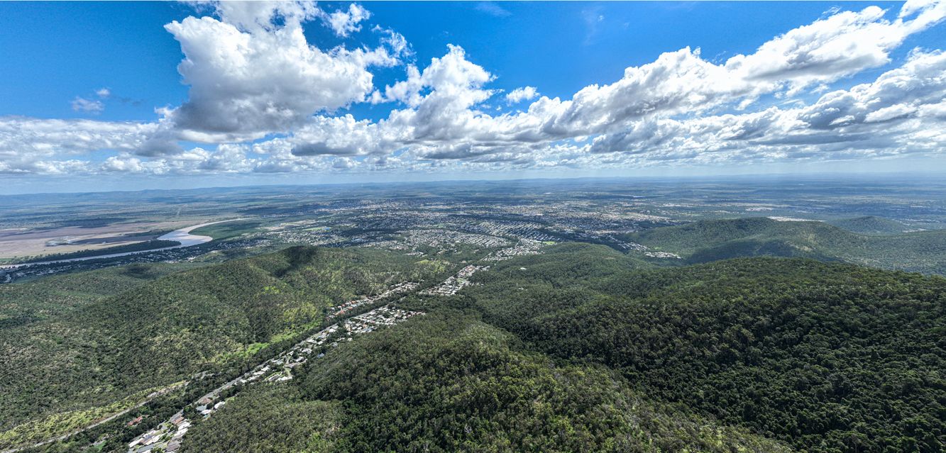 An aerial view of Rockhampton.