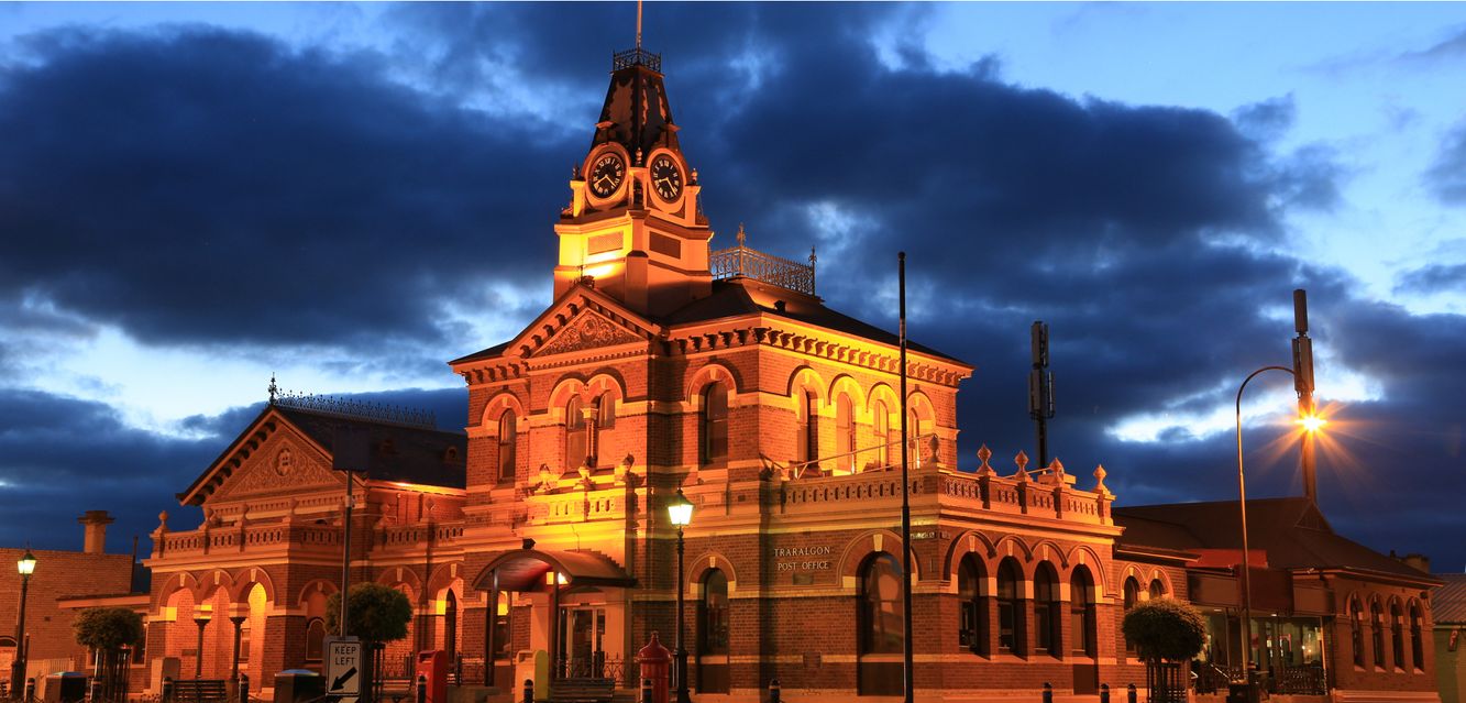 Traralgon’s famous post office.