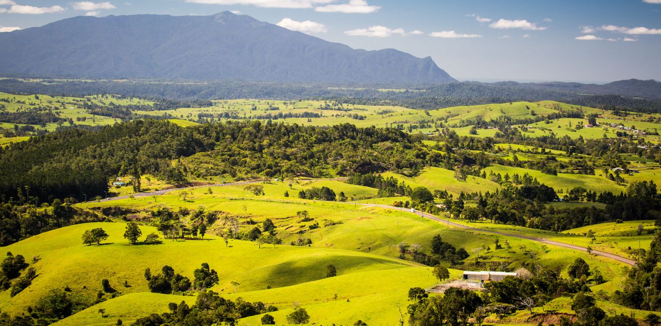 A stunning view point near Millaa Millaa over the Atherton Tablelands in Queensland.