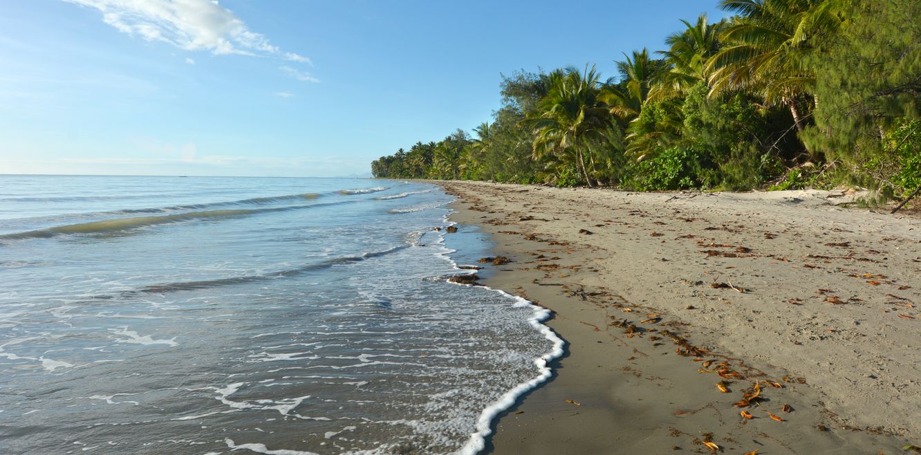 Four Mile Beach in Port Douglas Queensland, Australia.