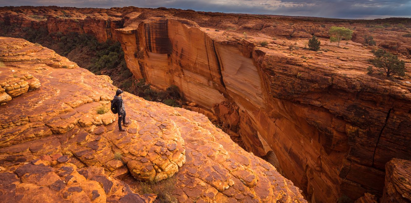 Overlooking Kings Canyon in the Northern Territory.