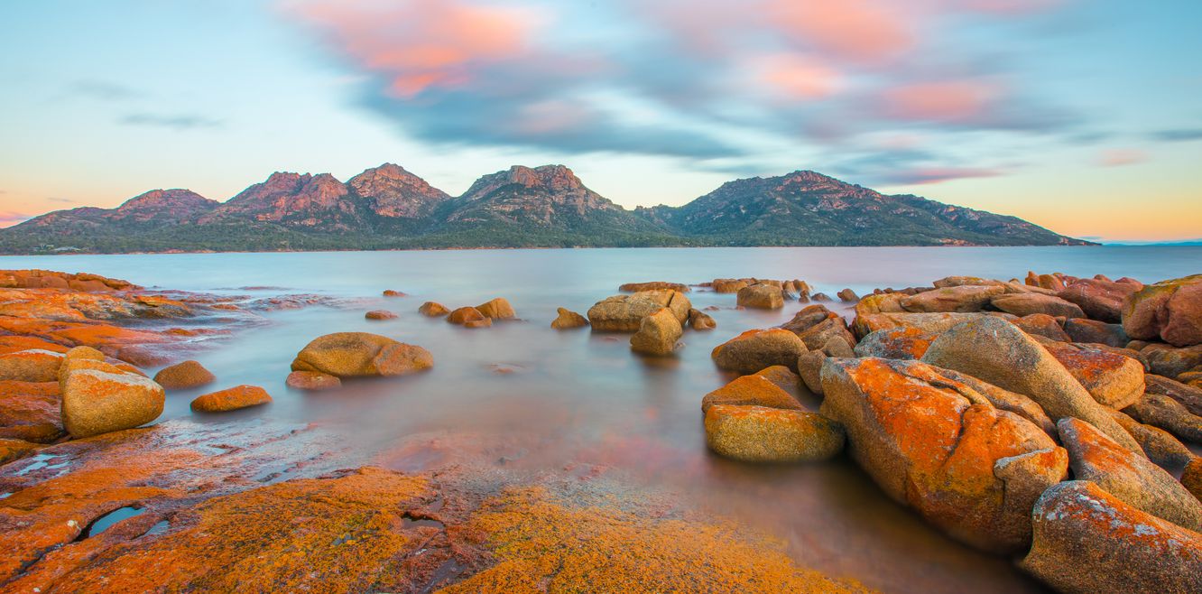 Sunset at The Hazards.