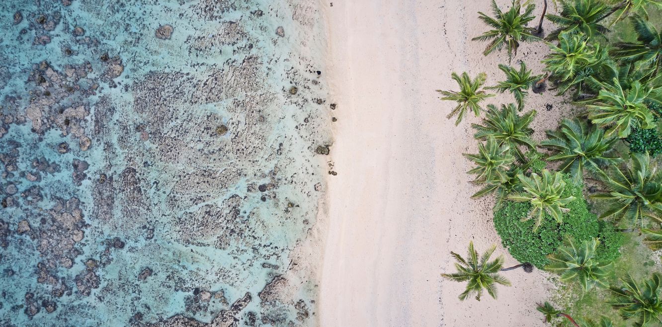 Fiji’s tropical coast.