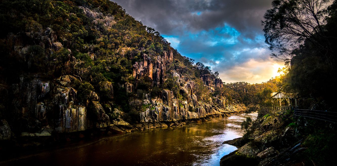River valley near Launceston.