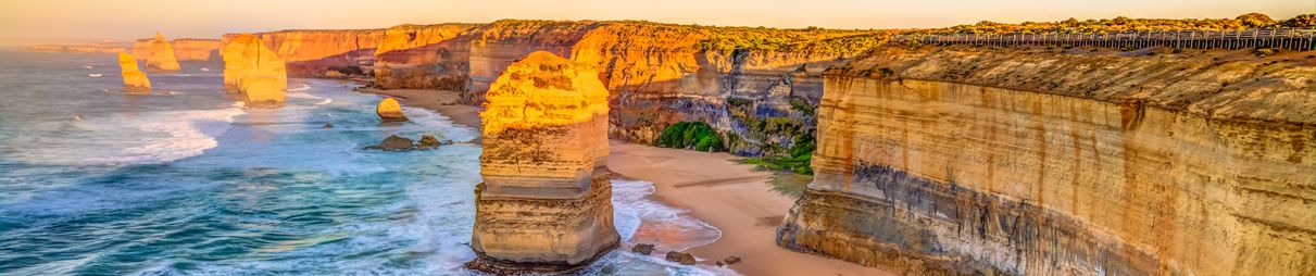 The Twelve Apostles in Victoria.
