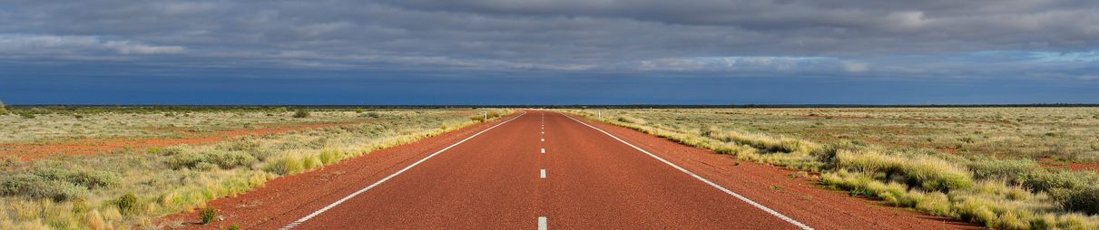 The Stuart Highway in South Australia.