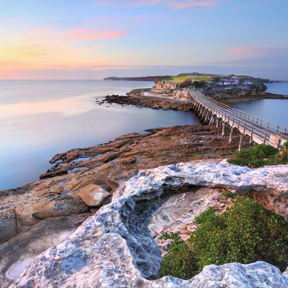 Bare Island, viewed from La Perouse in Sydney.