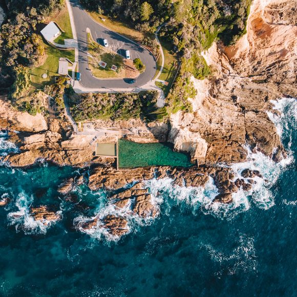 The Bermagui Blue Pool in the Sapphire Coast.