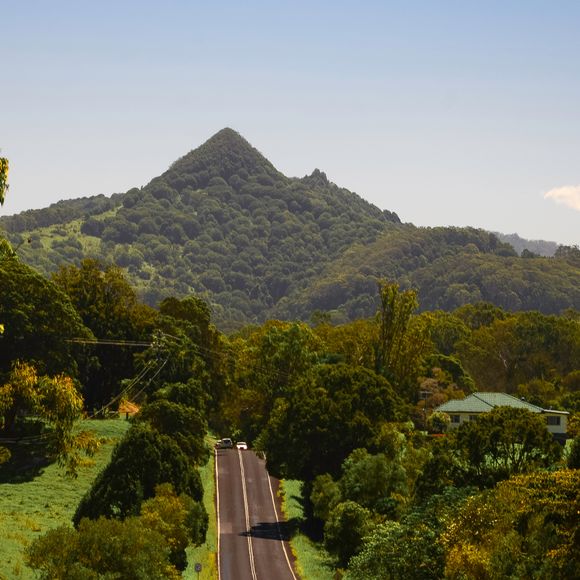 The road to Mullumbimby.