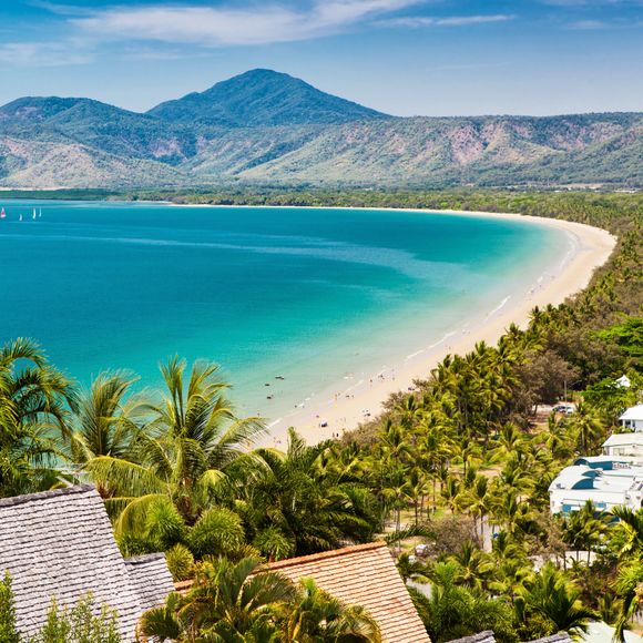 A sunny day view at Port Douglas.