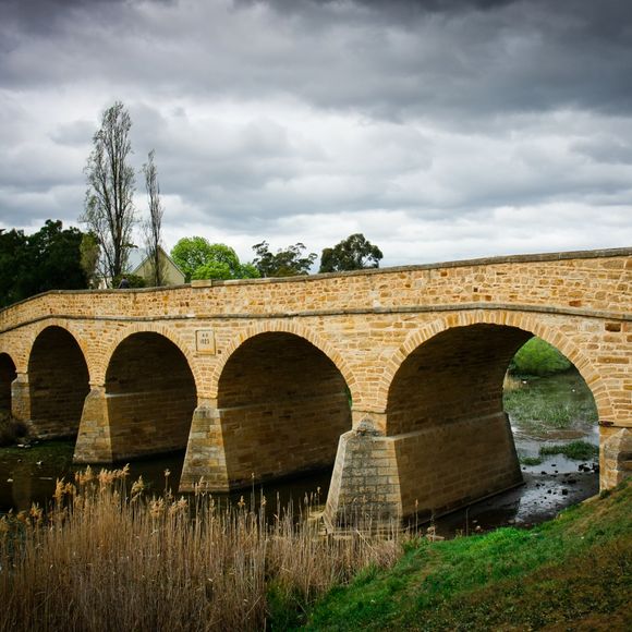 The oldest stone bridge in Australia.