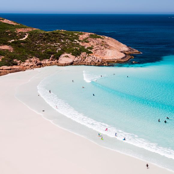 Summer day on Whartons Beach in Esperance.