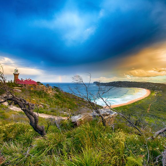A spectacular view over Palm Beach.