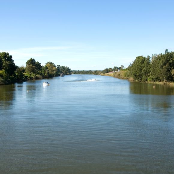 Calm waters on the Hawkesbury River.